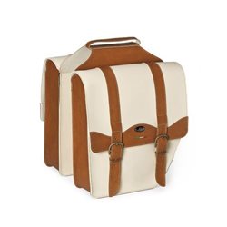 BORSA CUOIO COL. CREMA/CUOIO