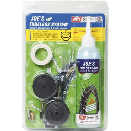 KIT TRASFORMATORE TUBELESS XC VALVOLA FRANCESE/AMERICANA